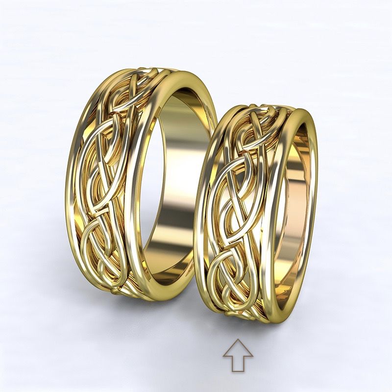 Dámský snubní prsten Tiberia žluté zlato 14kt - 64