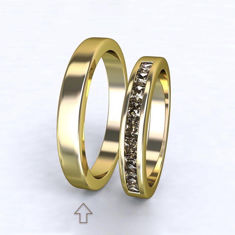 Pánský snubní prsten Nazareth žluté zlato 14kt - 61