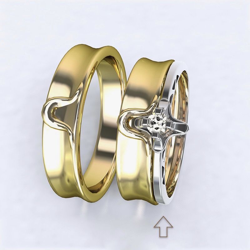 Zásnubní prsten Lausanne bílé zlato 14kt s diamantem - 47